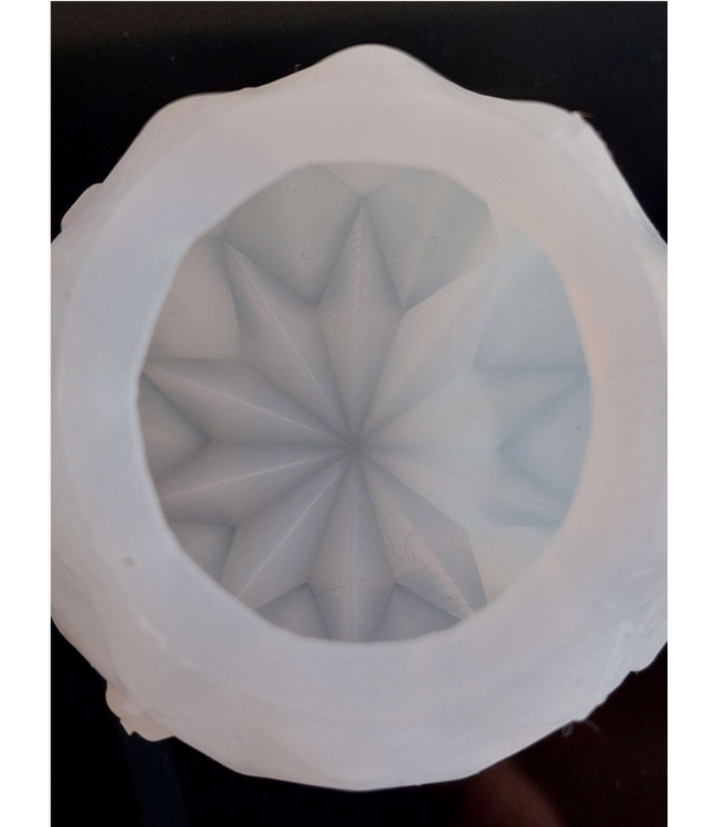 Siliconen kaarsenmal Ball Abstract 76x69 mm - Kaarsen maken