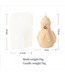 Siliconen kaarsenmal X-mas Snowman 100x65 mm - Kaarsen maken