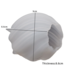 Siliconen kaarsenmal Wave Swirl (Large) 90x90x86 mm - Kaarsen maken