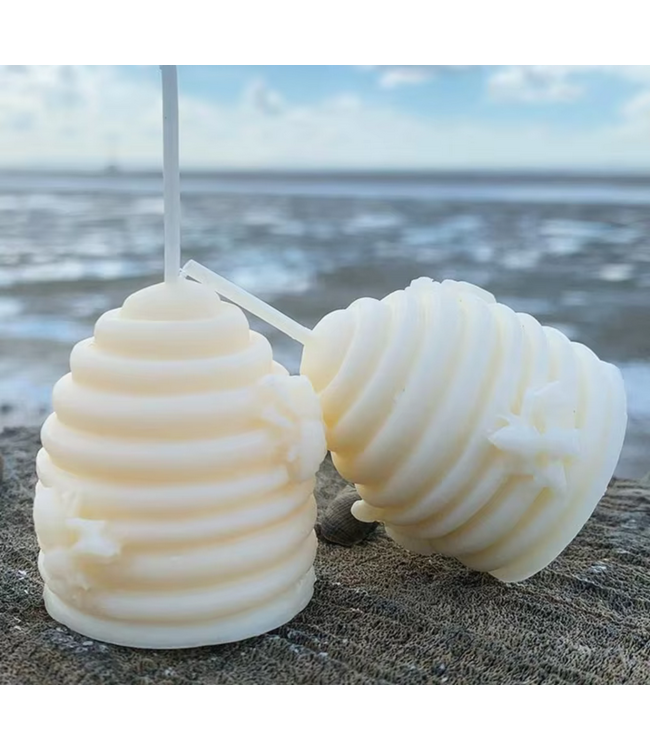 Siliconen kaarsenmal Bijenkorf Klein 52x49x40 mm - Kaarsen maken