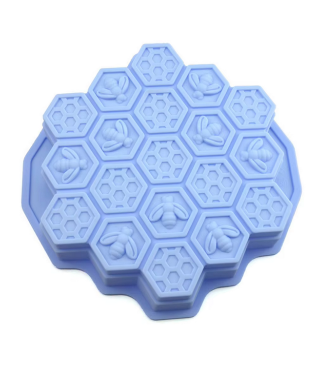 Siliconenmal voor Waxmelts - Honingraat - Zelf waxmelts maken