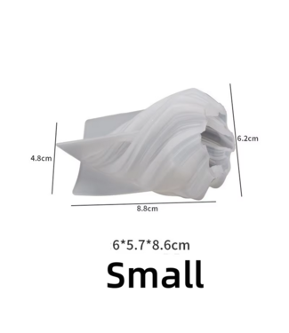 Siliconen kaarsenmal Christmas Tree Swirl Small 88x62x48 mm