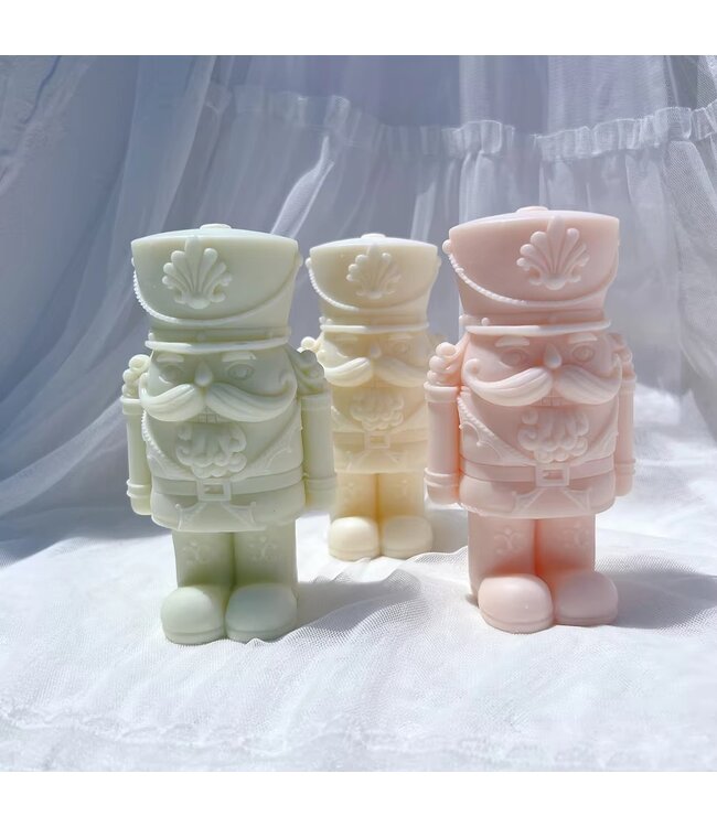 Siliconen Kaarsenmal Nutcracker 150x90x80 mm - Kaarsen benodigdheden