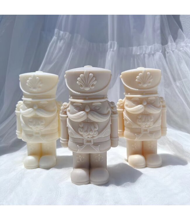 Siliconen Kaarsenmal Nutcracker 150x90x80 mm - Kaarsen benodigdheden