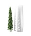 Siliconen Kaarsenmal Pine Tree 192x70 mm - Kaarsen benodigdheden