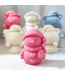 Siliconen Kaarsenmal Snowman Hearts 97x85 mm - Kaarsen benodigdheden