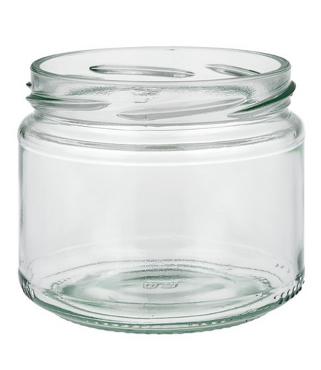 Kaarsen glas rond 330 ml incl Deksel - Zelf kaarsen maken