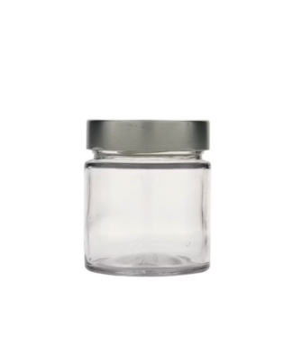 Kaarsen glas Robuust 212 ml incl Deksel