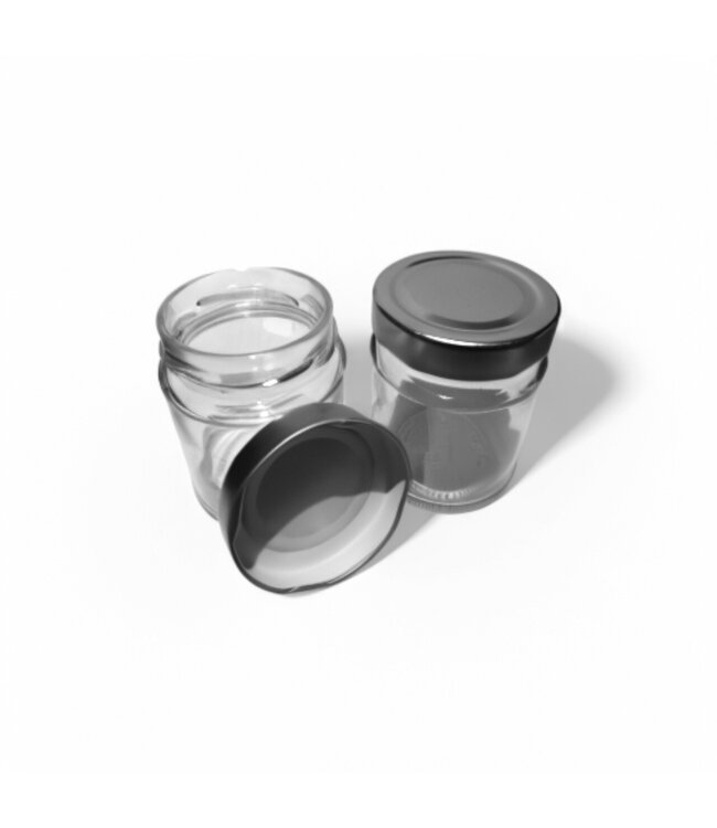 Kaarsen glas Robuust 212 ml incl Deksel - Zelf kaarsen maken