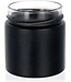 Kaarsen glas Robuust Zwart 220 ml incl deksel - Zelf kaarsen maken