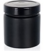 Kaarsen glas Robuust Zwart 220 ml incl deksel - Zelf kaarsen maken