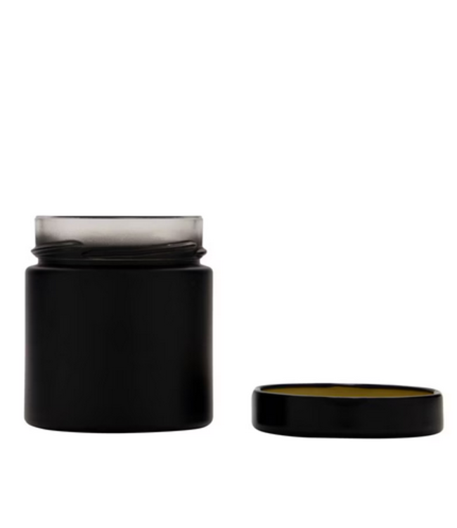 Kaarsen glas Robuust Zwart 220 ml incl deksel - Zelf kaarsen maken