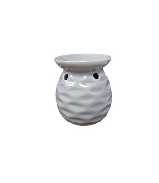 Geurbrander Keramiek Rond Abstract - Grijs
