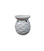 Geurbrander Keramiek Rond Abstract - Grijs