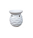 Geurbrander Keramiek Rond Abstract - Wit