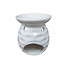 Geurbrander Keramiek Rond Abstract - Wit