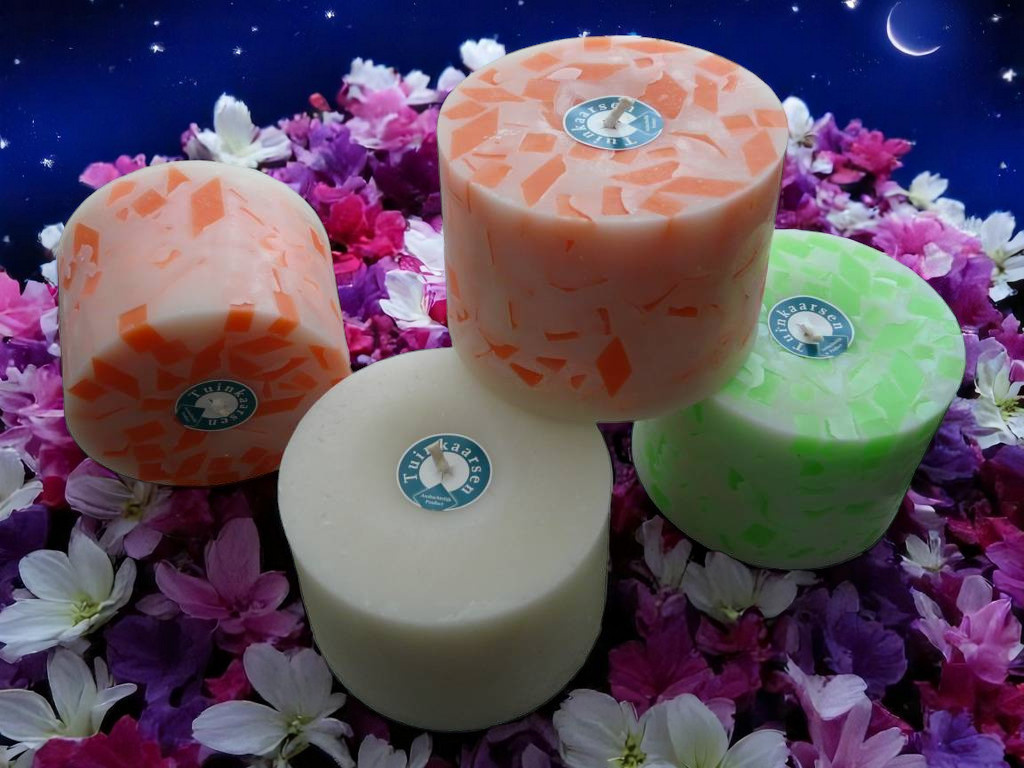 Tuinkaarsen - Buitenkaarsen in ieder formaat en kleur