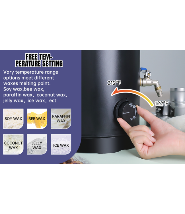 ToAuto Tool Smeltketel - ToAutoTool Waxmelter 8 LT - Zelf kaarsen maken