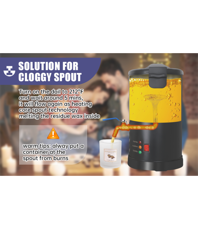 ToAuto Tool Smeltketel - ToAutoTool Waxmelter 8 LT - Zelf kaarsen maken