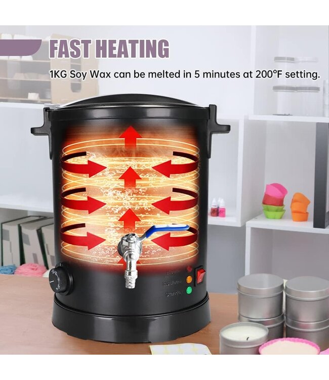 ToAuto Tool Smeltketel - ToAutoTool Waxmelter 8 LT - Zelf kaarsen maken