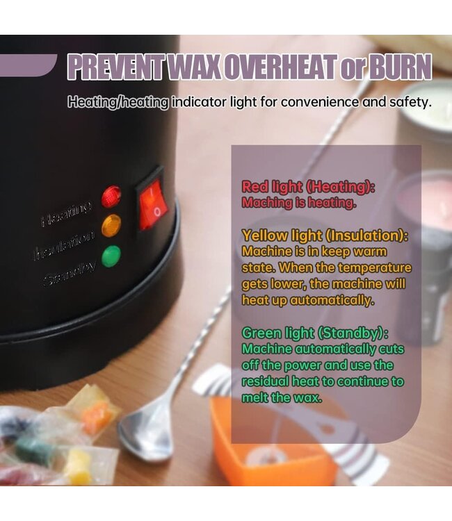 ToAuto Tool Smeltketel - ToAutoTool Waxmelter 8 LT - Zelf kaarsen maken