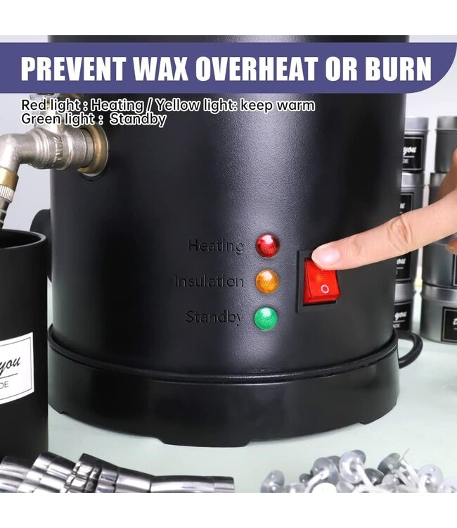 ToAuto Tool Smeltketel - ToAutoTool Waxmelter 5 LT - Zelf kaarsen maken