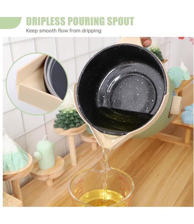 ToAuto Tool Smeltketel - ToAutoTool Smeltketel Elektrisch - 1,5 LT - Zelf kaarsen maken