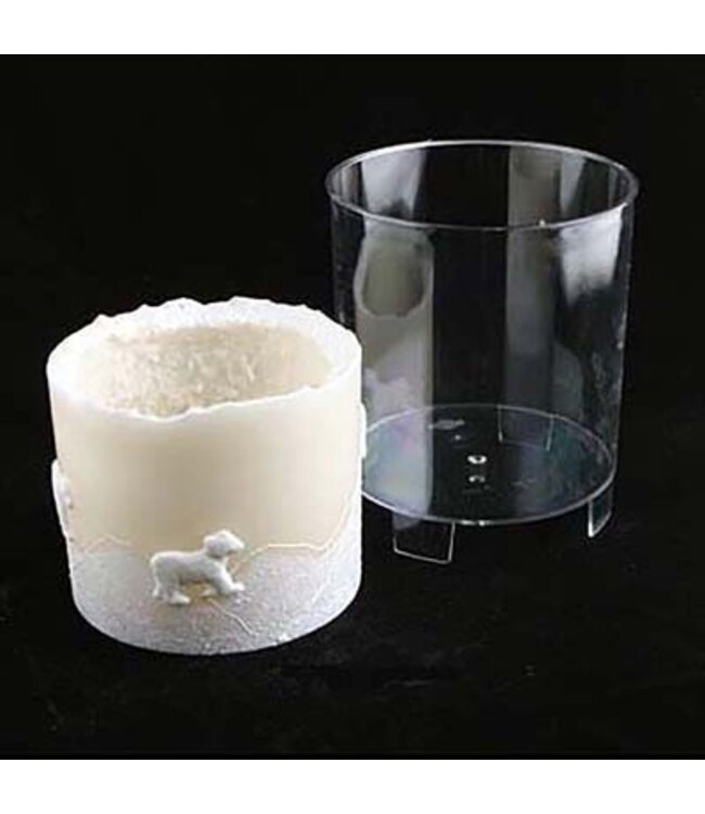 Kaarsenmal stompkaars - Waxlantaarn Ø 130 x135 mm - Kaarsen benodigdheden