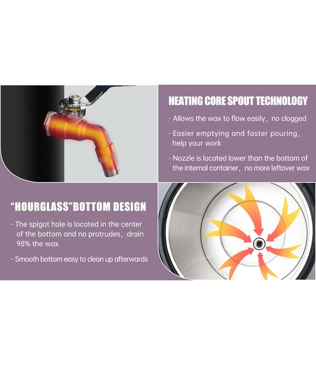 ToAuto Tool Smeltketel - ToAutoTool Waxmelter 15 LT - Zelf kaarsen maken