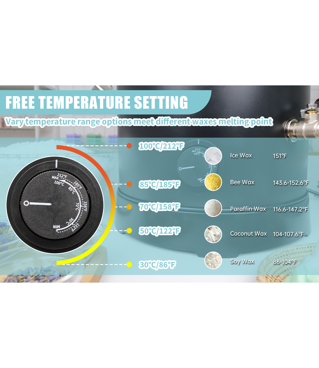 ToAuto Tool Smeltketel - ToAutoTool Waxmelter 15 LT - Zelf kaarsen maken