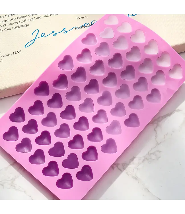 Siliconenmal voor Waxmelts - Mini Hearts  - Zelf waxmelts maken