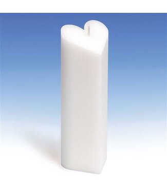Kaarsenmal Hartpilaar 70x61x210 mm