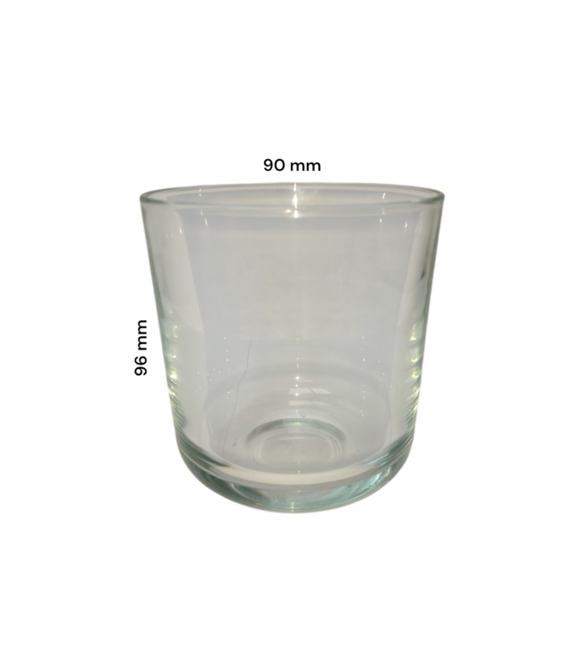 Kaarsen glas rond 96 x 90 mm - 375 ml - Zelf kaarsen maken