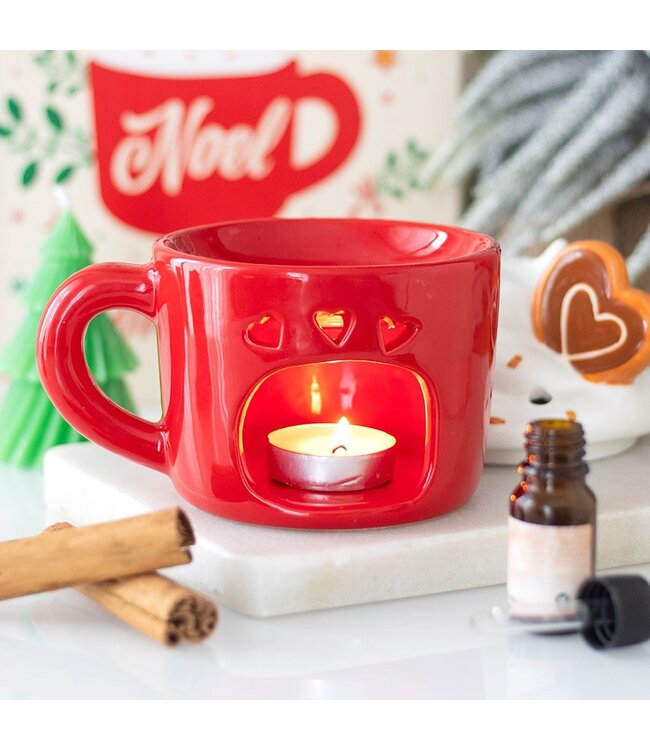Geurbrander Keramiek Hot Chocolate Mug - Kerstcollectie