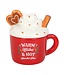 Geurbrander Keramiek Hot Chocolate Mug - Kerstcollectie
