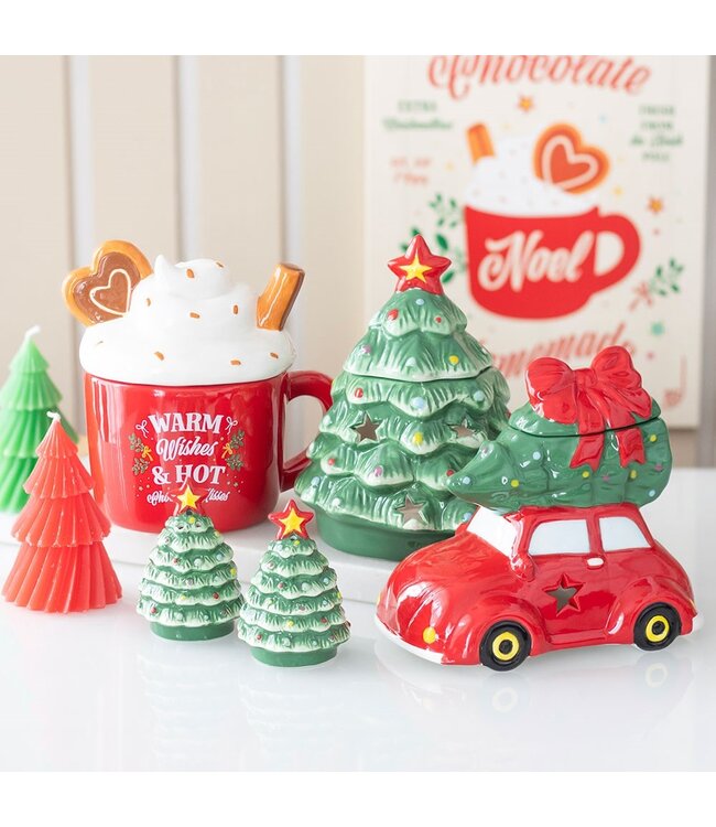 Geurbrander Keramiek Hot Chocolate Mug - Kerstcollectie