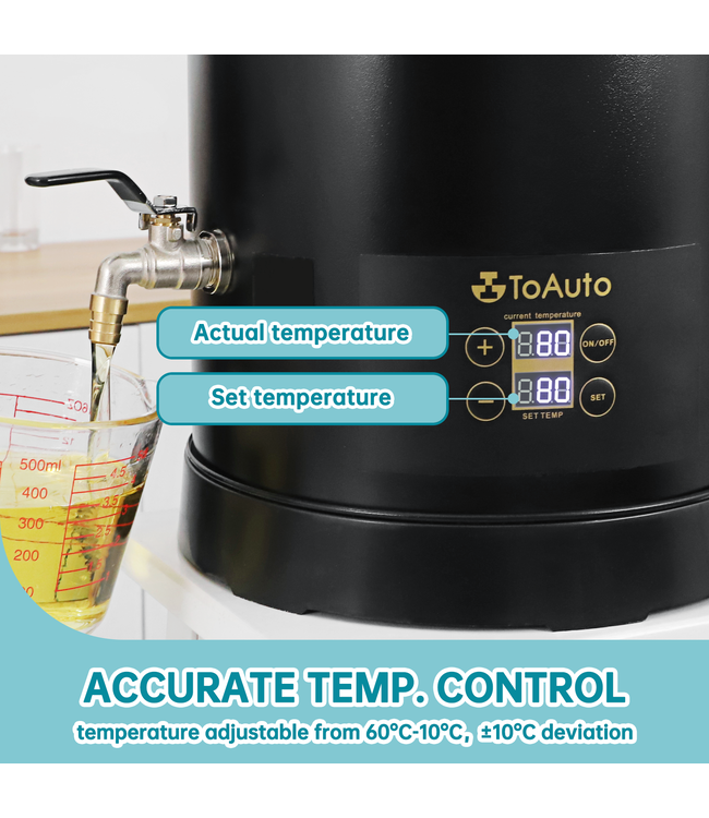 ToAuto Tool Smeltketel - ToAutoTool Waxmelter 10 LT - Zelf kaarsen maken