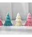 Siliconen kaarsenmal Christmas Tree Abstract 92x70 mm - Kaarsen maken