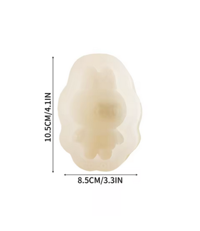 Siliconen kaarsenmal La Baba 105x85 mm - Kaarsen maken