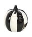 Geurbrander Keramiek Black and White Striped Pumpkin - Fallcollectie