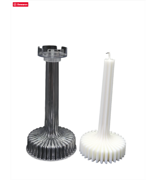 Kaarsenmal Dinerkaars met Plateau Large Ø 110 x320 mm