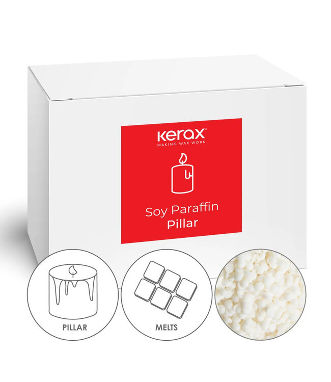 KERAX Soy-Paraffin Pillar Blend - Zelf kaarsen maken