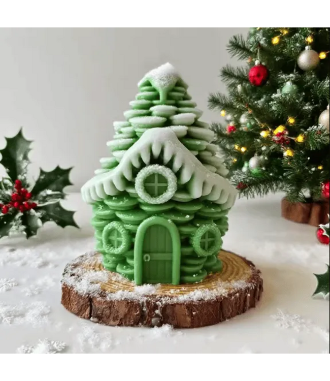 Siliconen kaarsenmal Pineapple Cottage Small 99x78 mm - Kaarsen maken