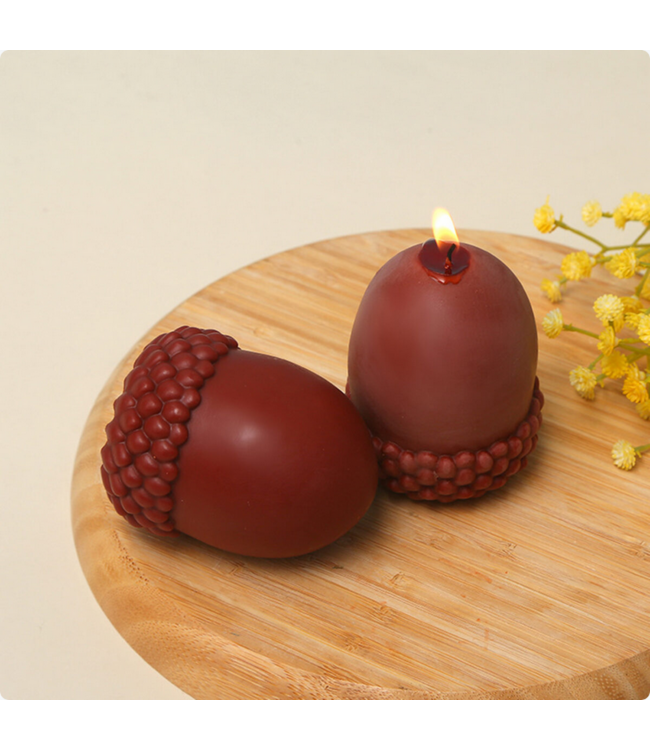 Siliconen kaarsenmal Acorn 90x82 mm - Kaarsen maken