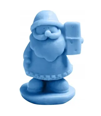 Siliconen kaarsenmal Santa Claus 49x62 mm