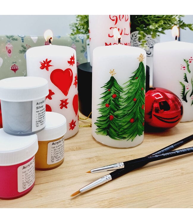 Kaarsenverf met inhoud van 20 ml - Zelf kaarsen maken