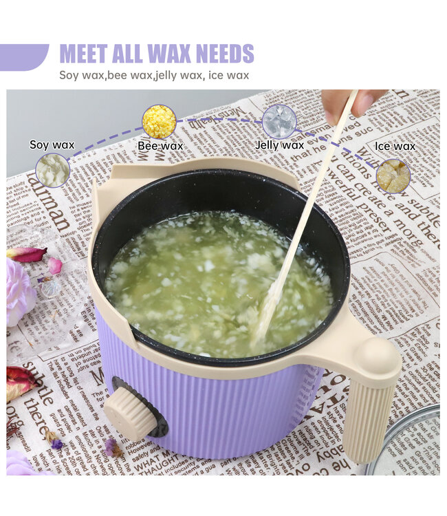 ToAuto Tool PRE ORDER - Smeltketel Purple - ToAutoTool Smeltketel Elektrisch - 1,5 LT - Zelf kaarsen maken - PRE-ORDER - Copy