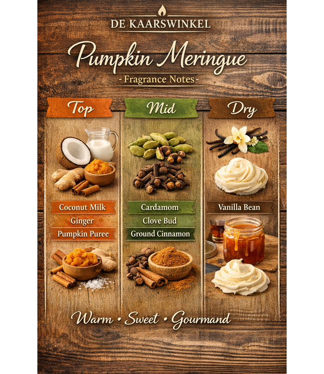 Geurolie Pumpkin Meringue - Zelf geurkaarsen - waxmelts maken