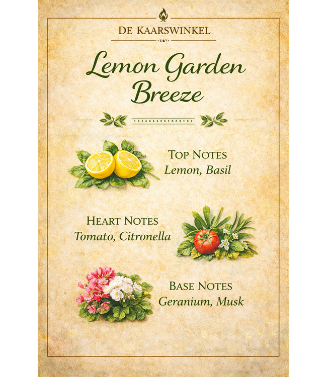 Geurolie Lemon Garden Breeze - Zelf geurkaarsen - waxmelts maken