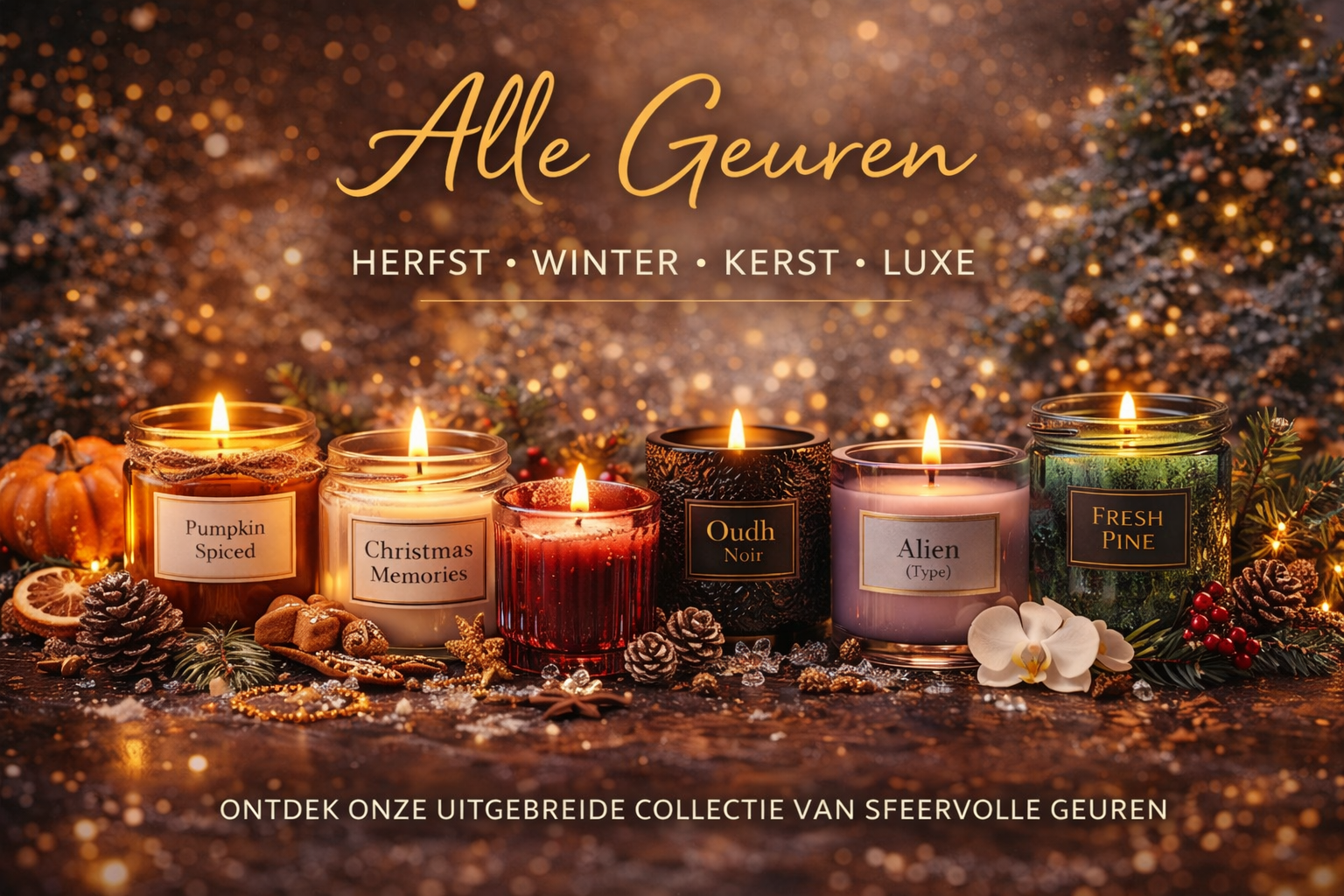 Geurolie voor kaarsen kopen – hoogwaardige geurolieën voor kaarsen maken, wax melts en diffusers